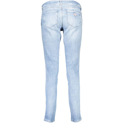 Guess Jeans Jean skinny chic taille moyenne bleu clair