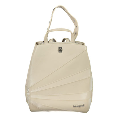 Sac à dos Desigual en polyéthylène beige