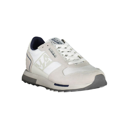 Napapijri Elegant White Laced Sports Sneakers