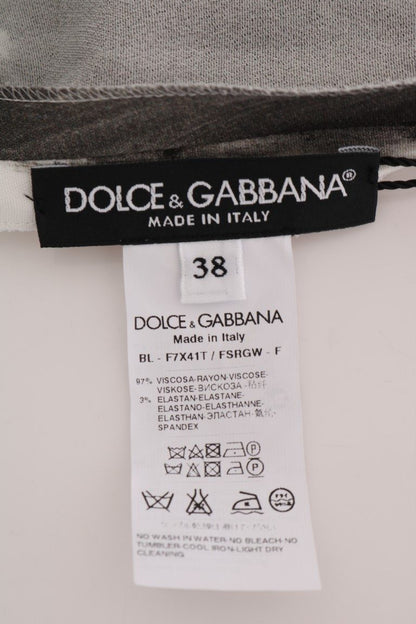 Dolce &amp; Gabbana Blouse stretch rayée élégante