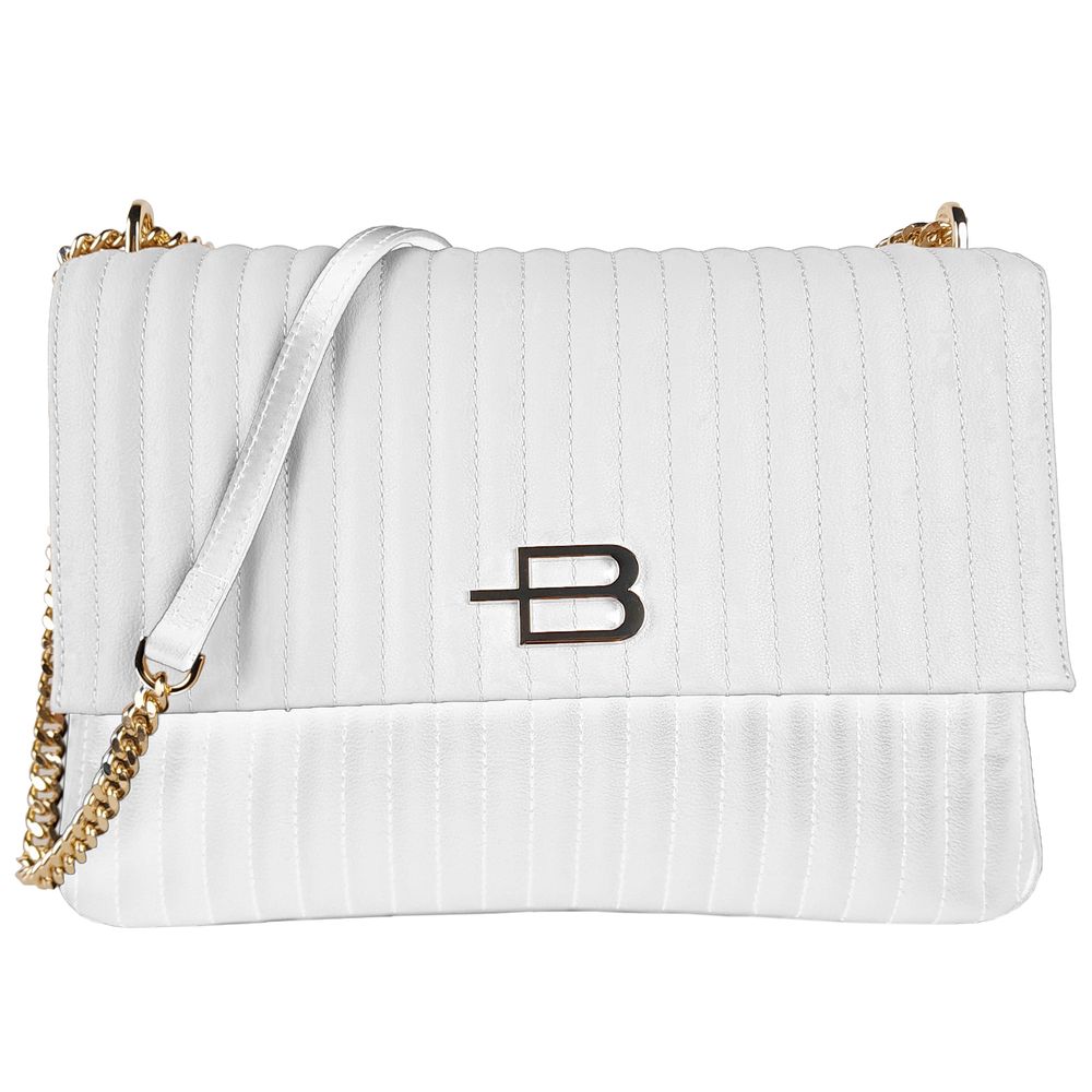 Baldinini Trend Elegante bolso de hombro acolchado de piel de becerro