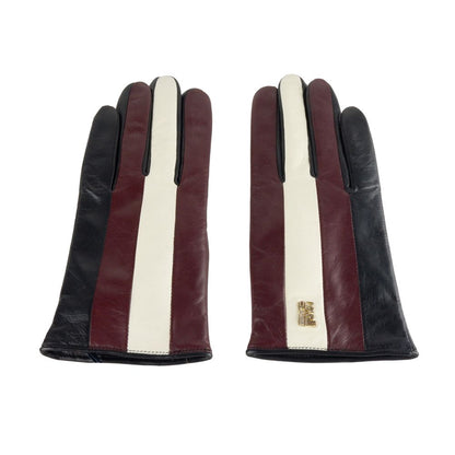 Gants élégants en cuir d'agneau Cavalli Class