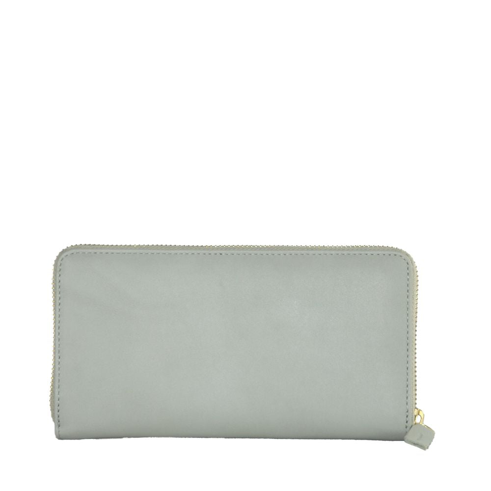 Cartera Cavalli Class Chic de piel de becerro gris