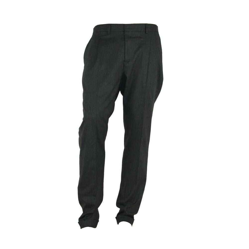 Pantalón italiano elegante gris para hombre Made in Italy