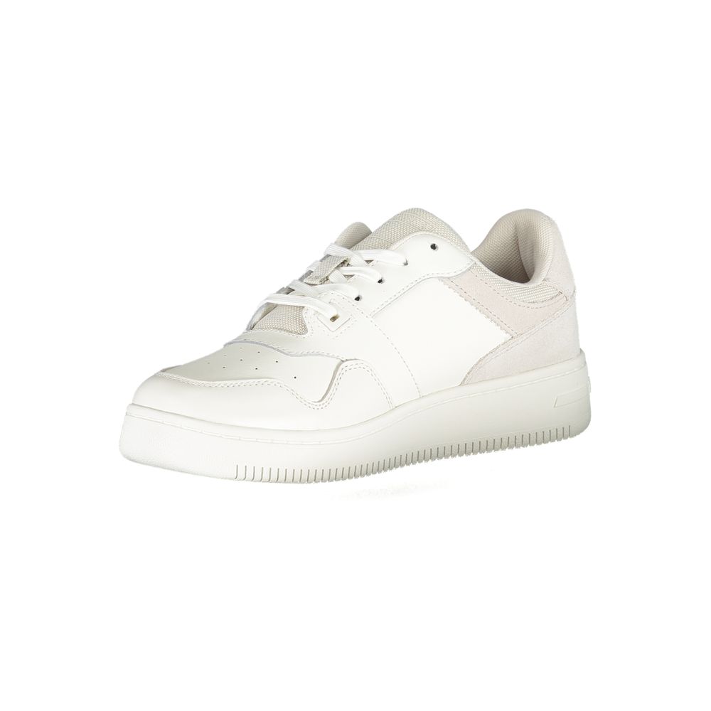 Tommy Hilfiger White Polyester Sneaker