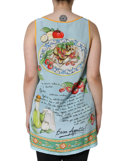 Dolce &amp; Gabbana Débardeur imprimé Pasta Alla Norma multicolore