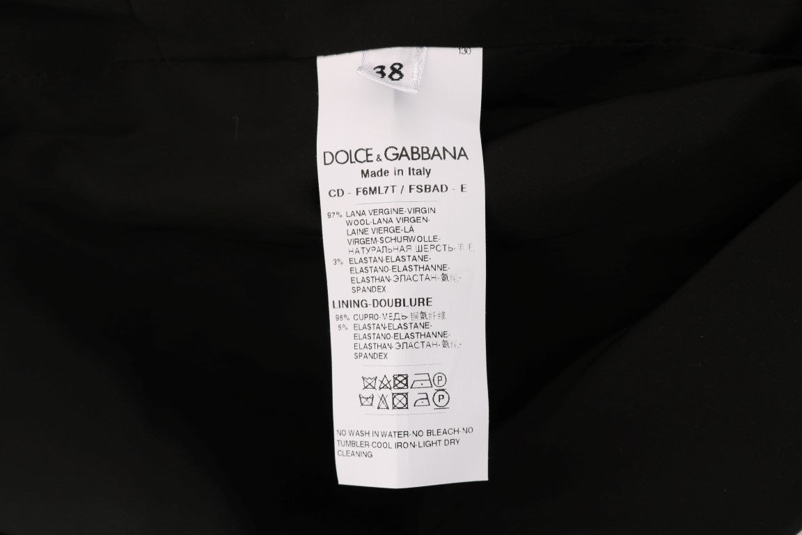 Robe en laine mélangée à pois Dolce &amp; gabbana