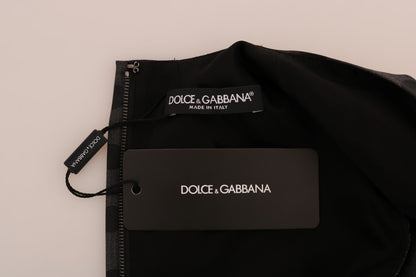 Robe en laine mélangée à pois Dolce &amp; gabbana