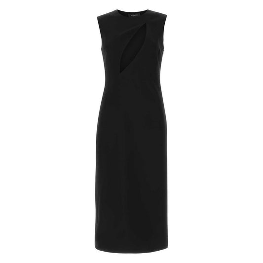 Robe en acétate noir Versace