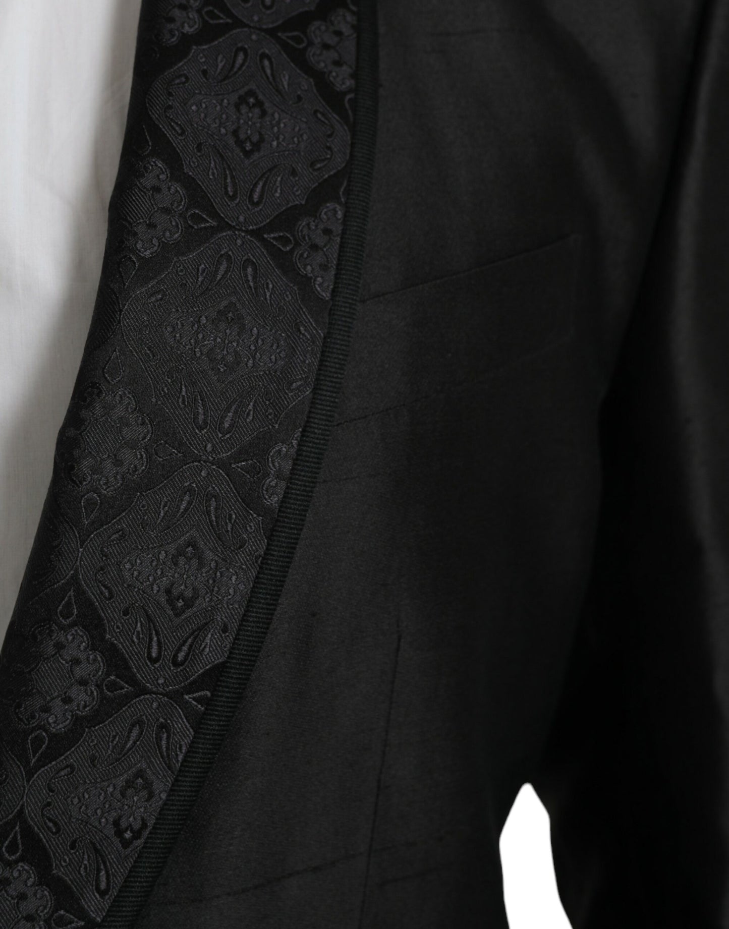 Dolce &amp; Gabbana blazer noir martini à simple boutonnage