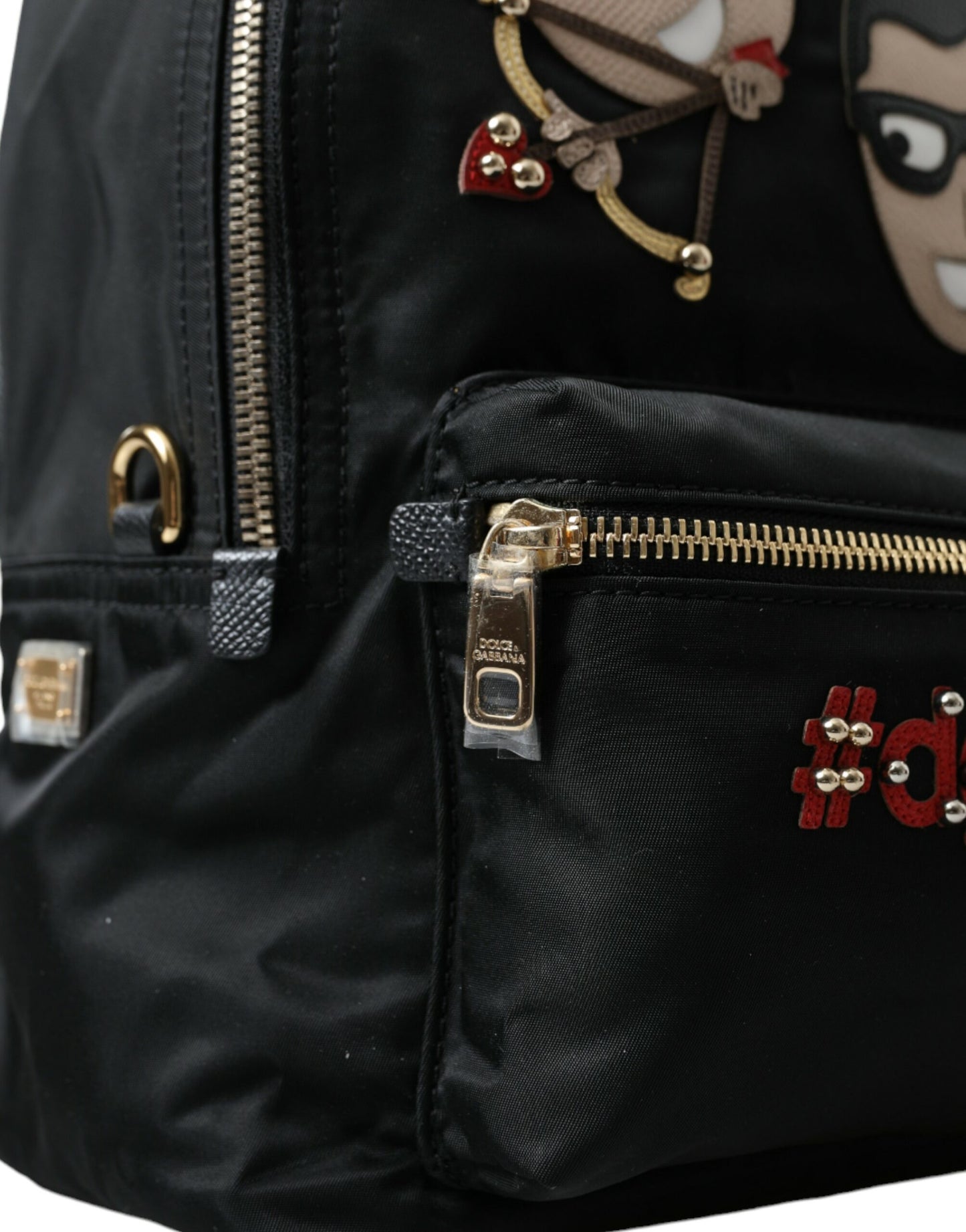 Dolce & gabbana embellished black backpack