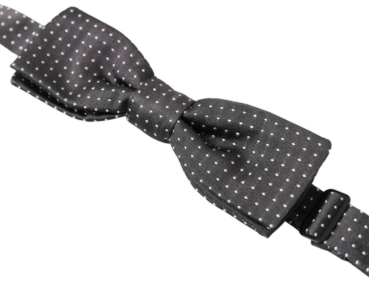 Dolce & gabbana silk black bow tie