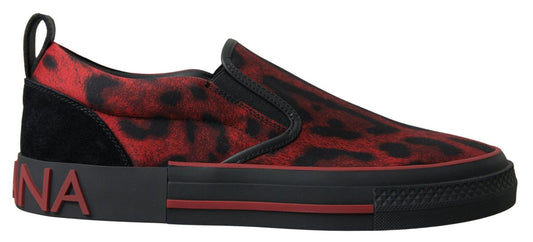 Dolce & gabbana leopard print loafers sneakers