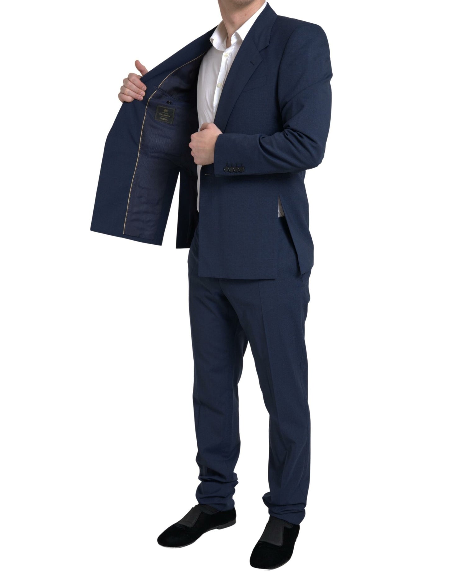 Dolce & gabbana slim fit blue two-piece suit