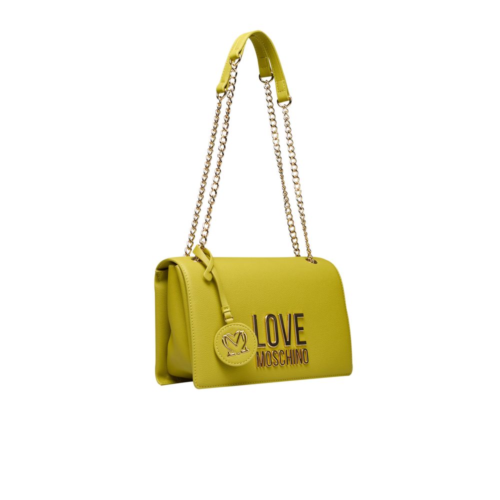 Love Moschino Yellow Polyethylene Women Crossbody Bag