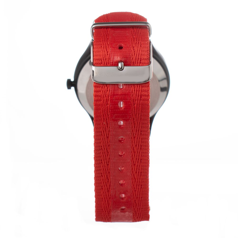 Reloj Timex de nailon rojo