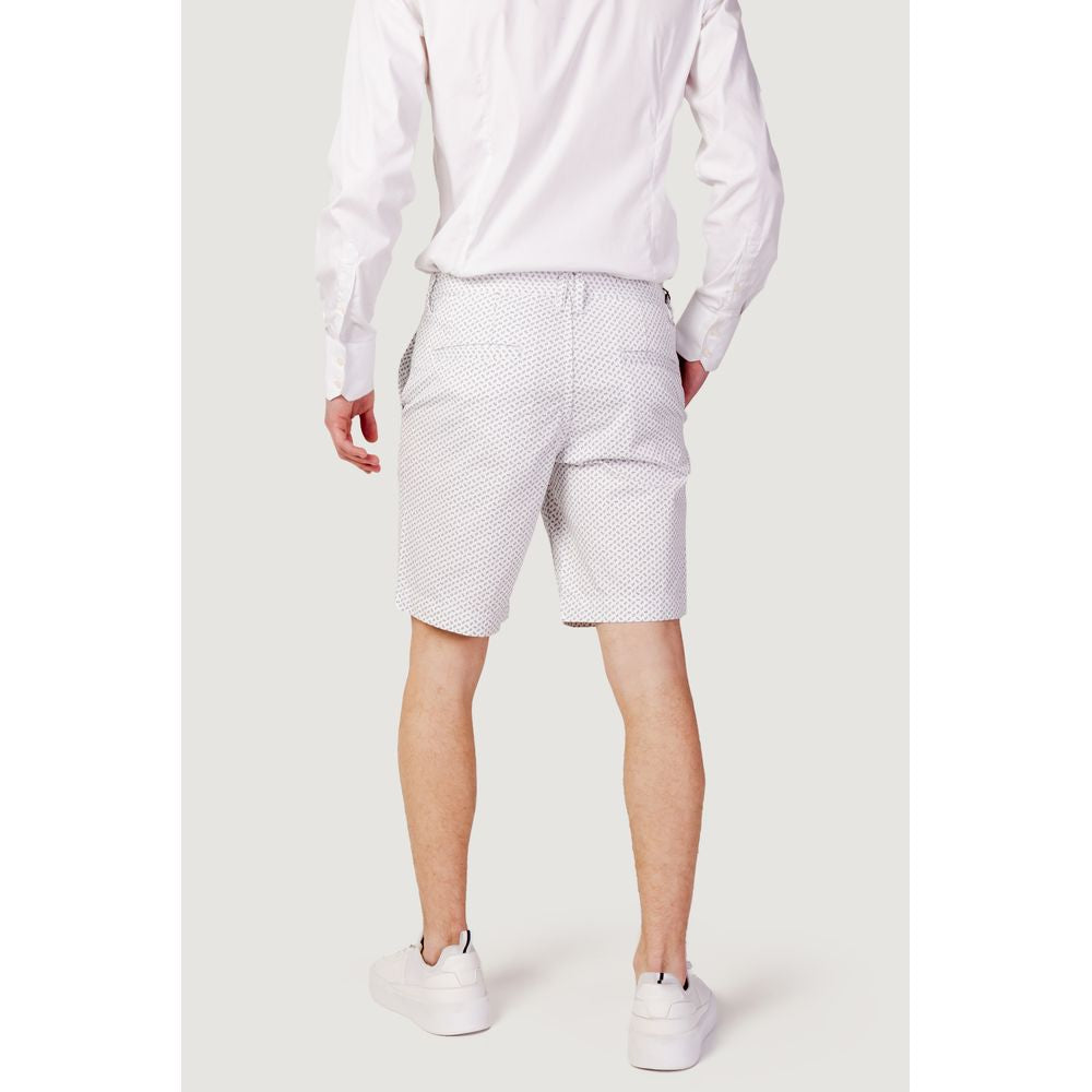 Armani Exchange White Cotton Short