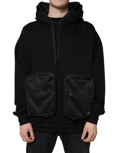 Sudadera con capucha negra para hombre de Dolce &amp; Gabbana