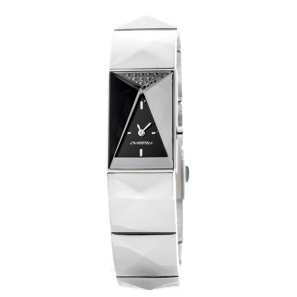 Chronotech Silver Stainless Steel Watch