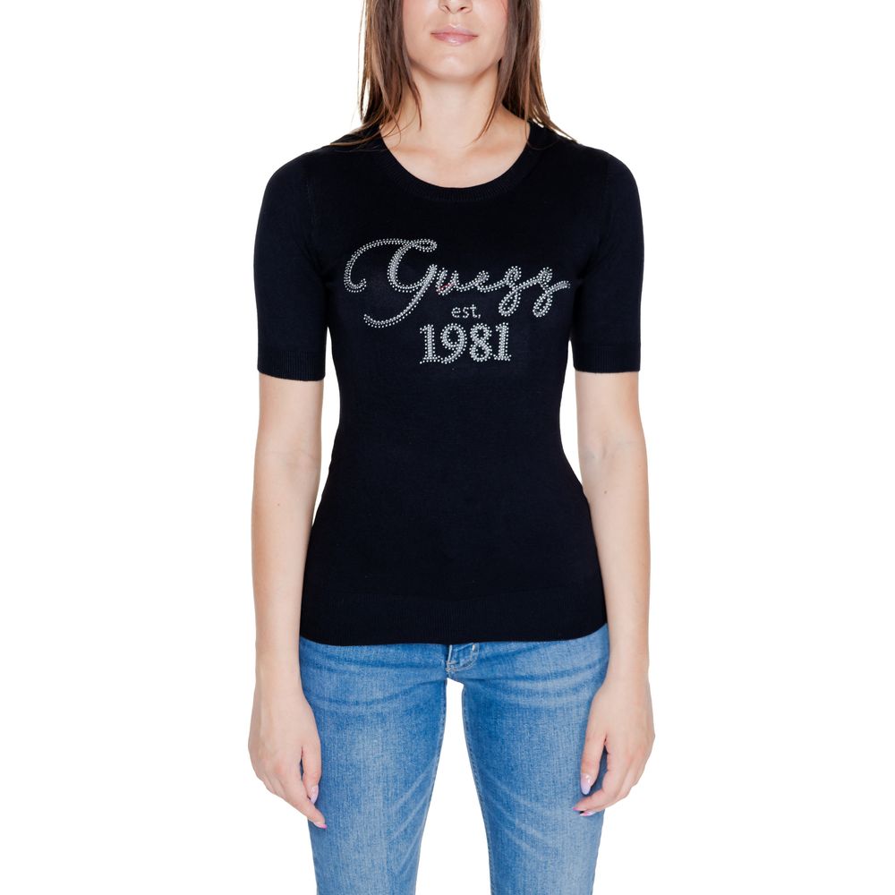 Guess Black Viscose Tops & T-Shirt