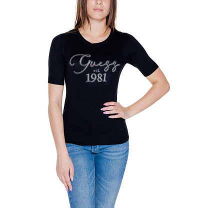 Guess Black Viscose Tops & T-Shirt