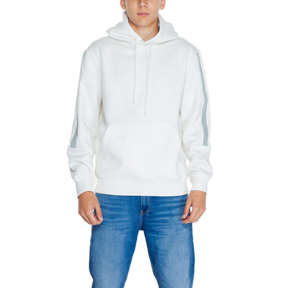 Suéter de algodón color crema de Calvin Klein Jeans