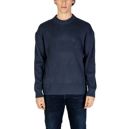 Suéter de algodón azul de Calvin Klein Jeans