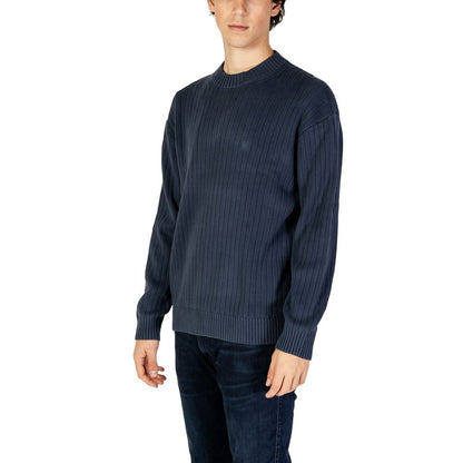 Suéter de algodón azul de Calvin Klein Jeans