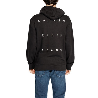 Calvin Klein Jeans Black Recycled Cotton Hoody