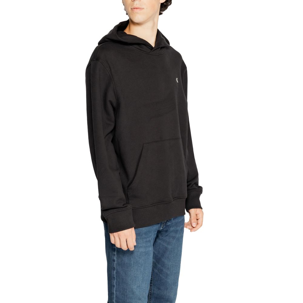 Calvin Klein Jeans Black Recycled Cotton Hoody