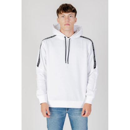 Calvin Klein Jeans White Cotton Hoody