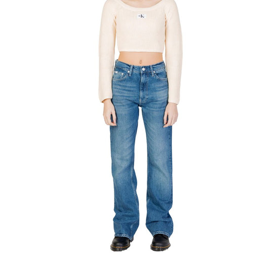 Jean et pantalon en coton bleu Calvin Klein Jeans