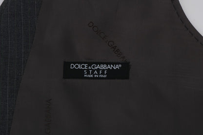 Dolce &amp; gabbana gilet gris rayé gilet