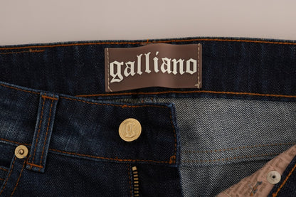 John Galliano Stylish Skinny Low Rise Denim Jeans