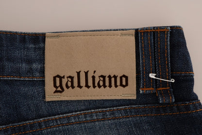 Vaqueros de mezclilla de talle bajo, ajustados y elegantes de John Galliano