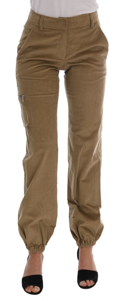 Pantalon décontracté beige Ermanno Scervino pour un style sophistiqué