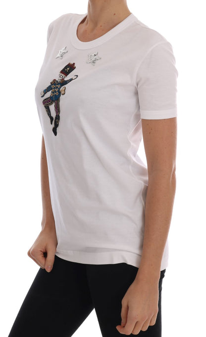 Dolce &amp; Gabbana Camiseta De Algodón De Cuento De Hadas Con Lentejuelas