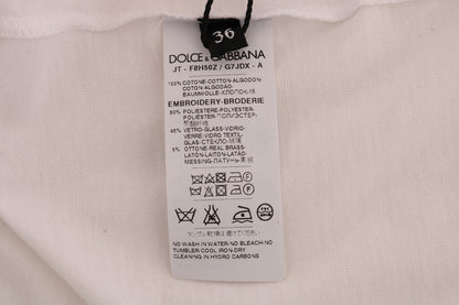 Dolce &amp; Gabbana Camiseta De Algodón De Cuento De Hadas Con Lentejuelas