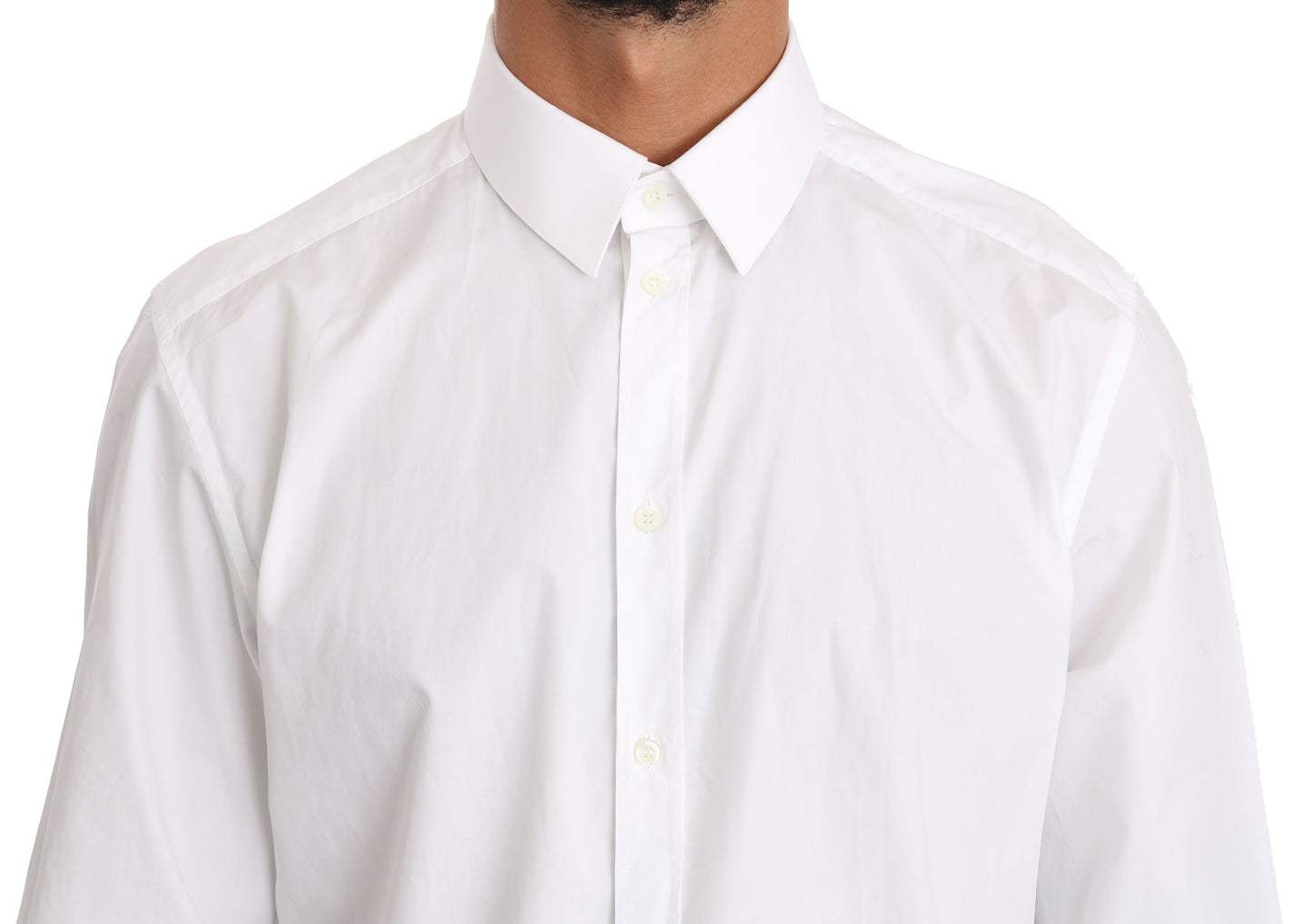 Dolce &amp; Gabbana - Chemise habillée coupe slim - Blanc pur