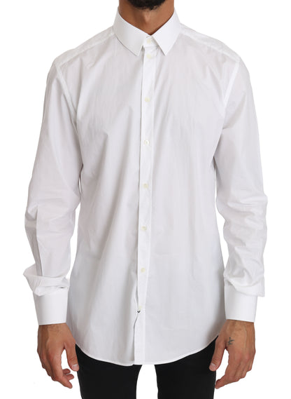 Dolce &amp; Gabbana - Chemise habillée coupe slim - Blanc pur