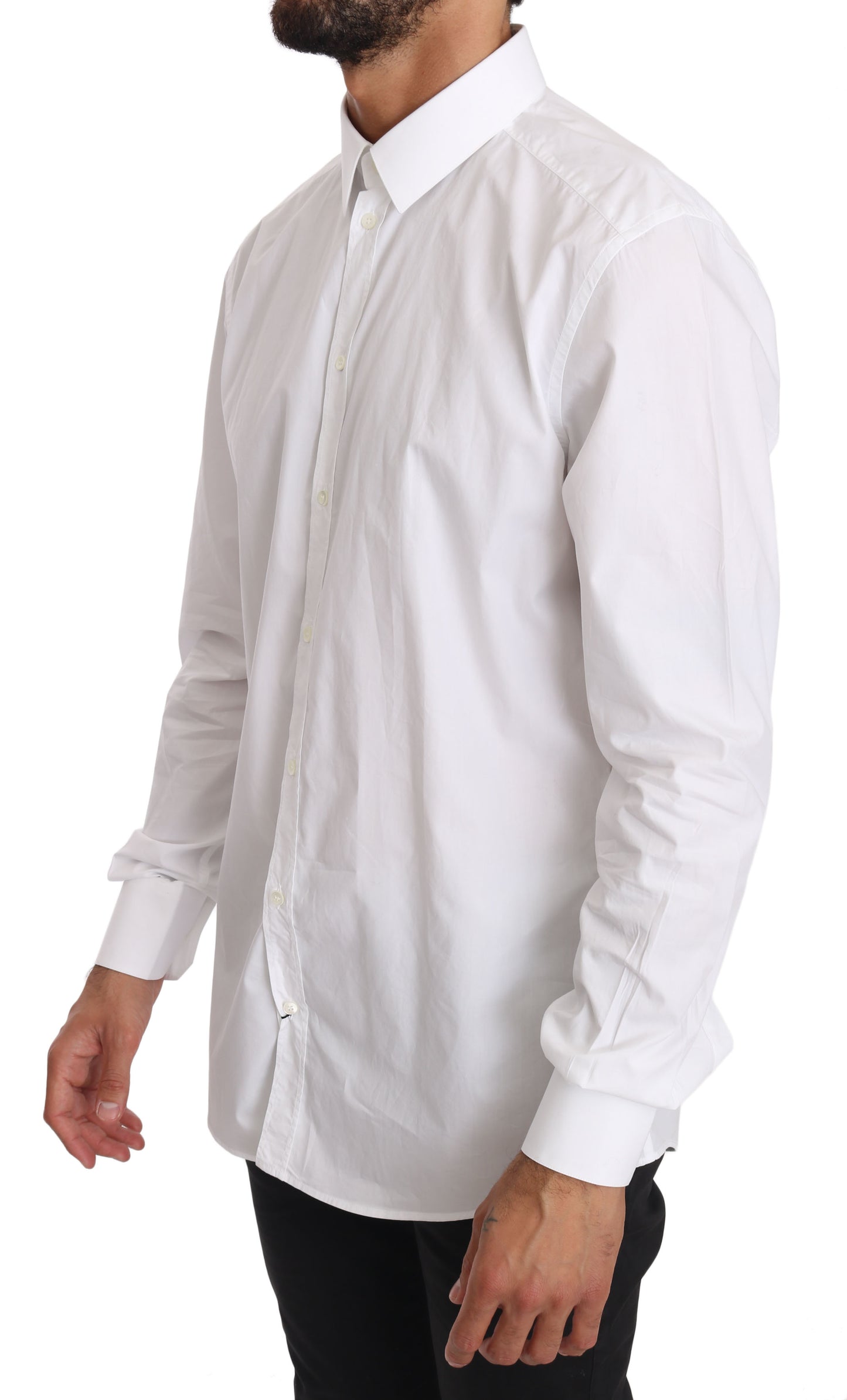 Dolce &amp; Gabbana - Chemise habillée coupe slim - Blanc pur