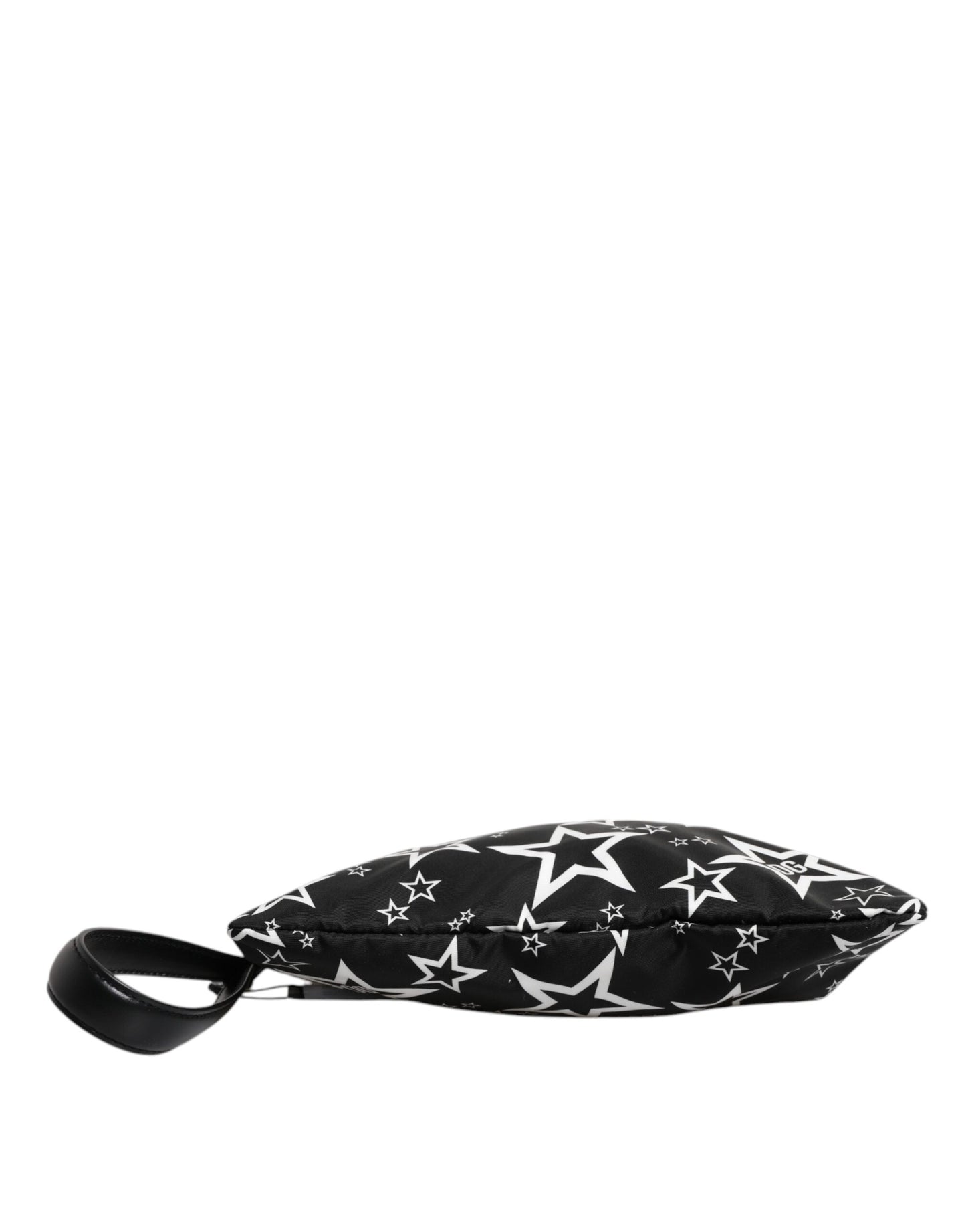 Dolce & Gabbana Black White Stars Pattern Clutch Pouch Bag