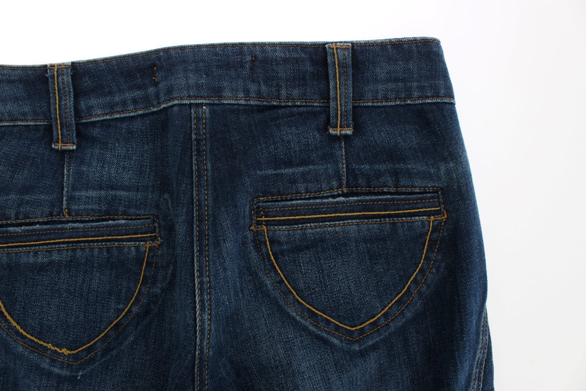 Cavalli - Jean taille basse à jambe évasée