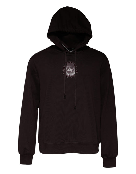 Sudadera con capucha de algodón marrón para hombre de Dolce &amp; Gabbana