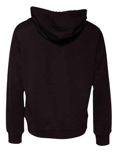 Sudadera con capucha de algodón marrón para hombre de Dolce &amp; Gabbana