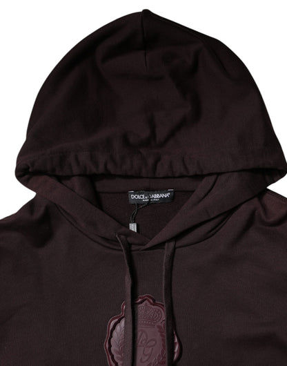 Sudadera con capucha de algodón marrón para hombre de Dolce &amp; Gabbana