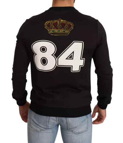 Sudadera con capucha y estampado de Cupido en color negro de Dolce &amp; Gabbana