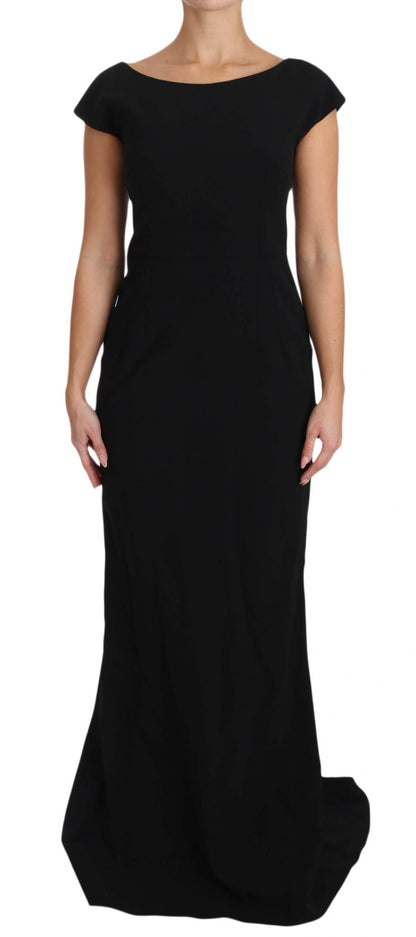 Robe fourreau longue noire Dolce &amp; Gabbana