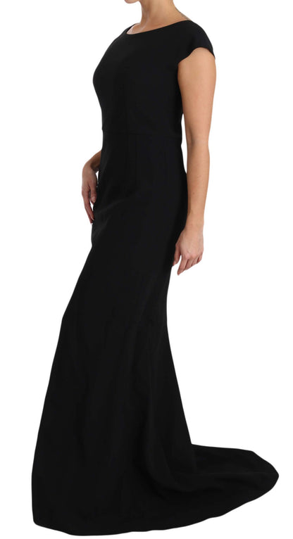 Robe fourreau longue noire Dolce &amp; Gabbana