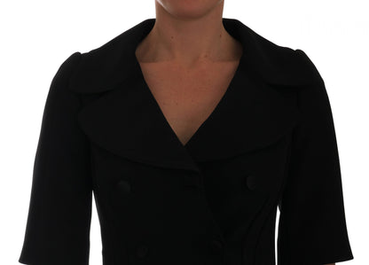 Dolce &amp; gabbana blazer court croisé noir